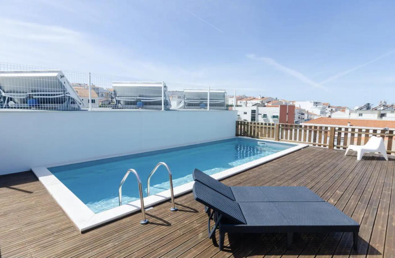 Terracos Do Mar - Rooftop Pool With Sea View Назаре Екстер'єр фото